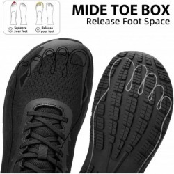 Chaussures à bout large pour hommes - Chaussures de marche extra larges confortables pour la course à pied, le tennis, le joggin