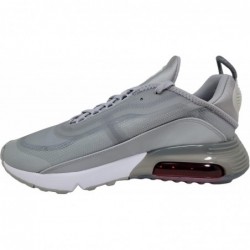 Chaussures de course Nike Air Max 2090 DC4117 pour homme, gris fumé clair/rouge université