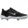 Crampons de baseball Nike Alpha Huarache Elite 4 Low NRG (DJ6521-001, noir/teinte bleue/anthracite/blanc)