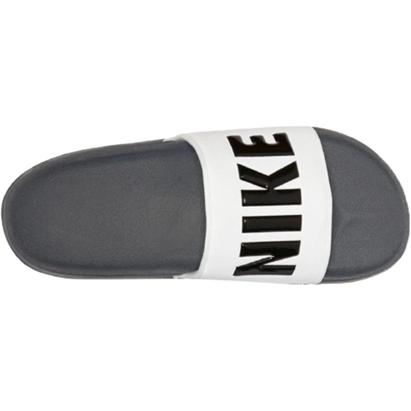 Claquette Nike Offcourt pour homme (gris foncé/blanc)