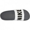 Claquette Nike Offcourt pour homme (gris foncé/blanc)