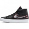 Chaussures décontractées Nike Zoom Blazer Mid Pro GT pour homme (FN4182-001, noir/rouge université/blanc/argent métallique)