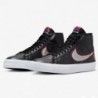 Chaussures décontractées Nike Zoom Blazer Mid Pro GT pour homme (FN4182-001, noir/rouge université/blanc/argent métallique)