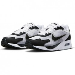 NIKE Air Max Solo Chaussures de course décontractées pour hommes DX3666-100 (blanc/noir-platine pur)