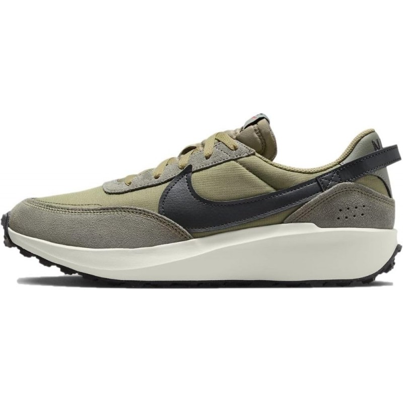 Chaussures Nike Waffle Debut SE pour homme (FJ4196-200, Olive neutre/Stuc foncé/Verre de mer)