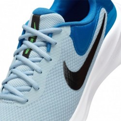 Chaussures de course sur route Nike Revolution 7 pour homme (FB2207-402, bleu armure clair/bleu étoile/vert grève/noir)