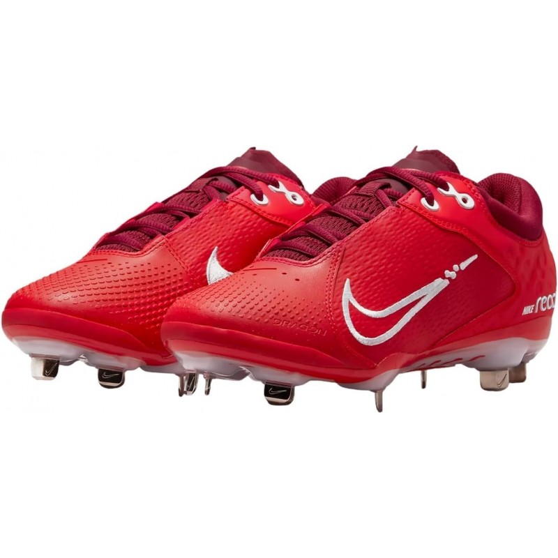 Chaussures de softball Nike Hyperdiamond 4 Elite CZ5917-616 University Red-White pour femme