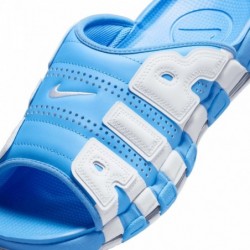 Claquettes Nike Air More Uptempo pour homme (FD9884-400, bleu université/bleu université/blanc)