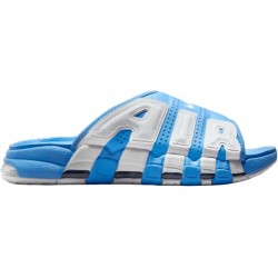 Claquettes Nike Air More Uptempo pour homme (FD9884-400, bleu université/bleu université/blanc)