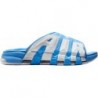 Claquettes Nike Air More Uptempo pour homme (FD9884-400, bleu université/bleu université/blanc)