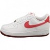 Chaussures Nike Air Force 1 '07 pour femme (FQ7626-100, blanc/rouge équipe/rouge dragon/adobe)