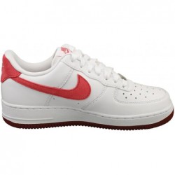 Chaussures Nike Air Force 1 '07 pour femme (FQ7626-100, blanc/rouge équipe/rouge dragon/adobe)