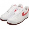 Chaussures Nike Air Force 1 '07 pour femme (FQ7626-100, blanc/rouge équipe/rouge dragon/adobe)