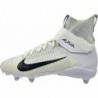 Chaussures de football à crampons amovibles Nike Alpha Menace Elite 2 D pour homme Noir-Blanc CI1530-001