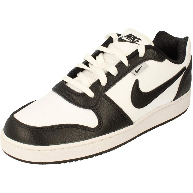 Nike Ebernon Low Prem Baskets Homme AQ1774 Baskets Chaussures (Blanc Noir Gris Loup 102)