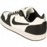 Nike Ebernon Low Prem Baskets Homme AQ1774 Baskets Chaussures (Blanc Noir Gris Loup 102)