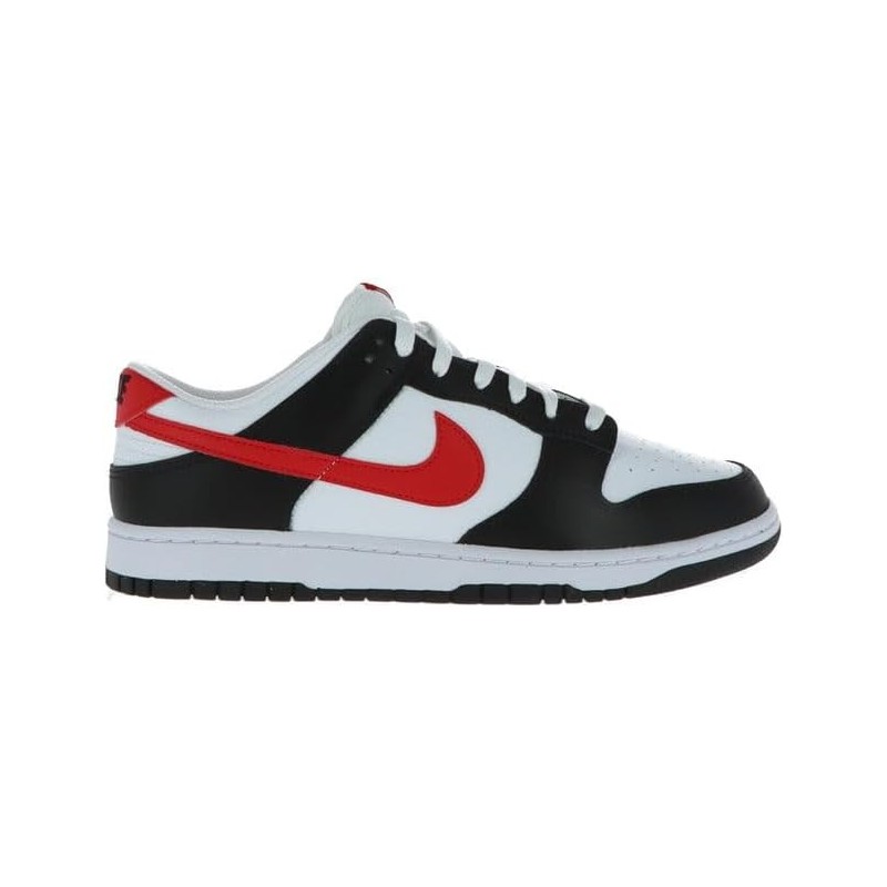 Nike Dunk Low Retro FB3354 001 Panda Swoosh Rouge Homme