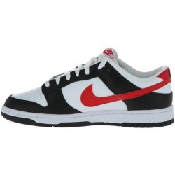 Nike Dunk Low Retro FB3354 001 Panda Swoosh Rouge Homme