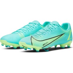 Chaussures de football Nike Vapor Academy FG/MG CU5691-403 pour homme (Turquoise dynamique/Lime Glow)