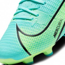 Chaussures de football Nike Vapor Academy FG/MG CU5691-403 pour homme (Turquoise dynamique/Lime Glow)