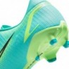 Chaussures de football Nike Vapor Academy FG/MG CU5691-403 pour homme (Turquoise dynamique/Lime Glow)