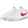 Chaussures unisexes Nike Court Legacy NN, taille 11, couleur : blanc/rouge université-blanc