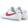 Chaussures unisexes Nike Court Legacy NN, taille 11, couleur : blanc/rouge université-blanc