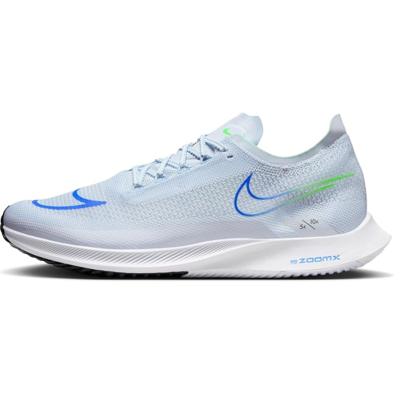 Chaussures de course sur route Nike Streakfly pour homme (DJ6566-006, gris football/bleu coureur/noir/vert Strike)