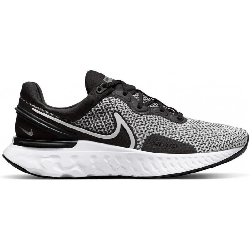 Nike React Miler 3 pour homme (DD0490-101) Blanc/Blanc-Noir