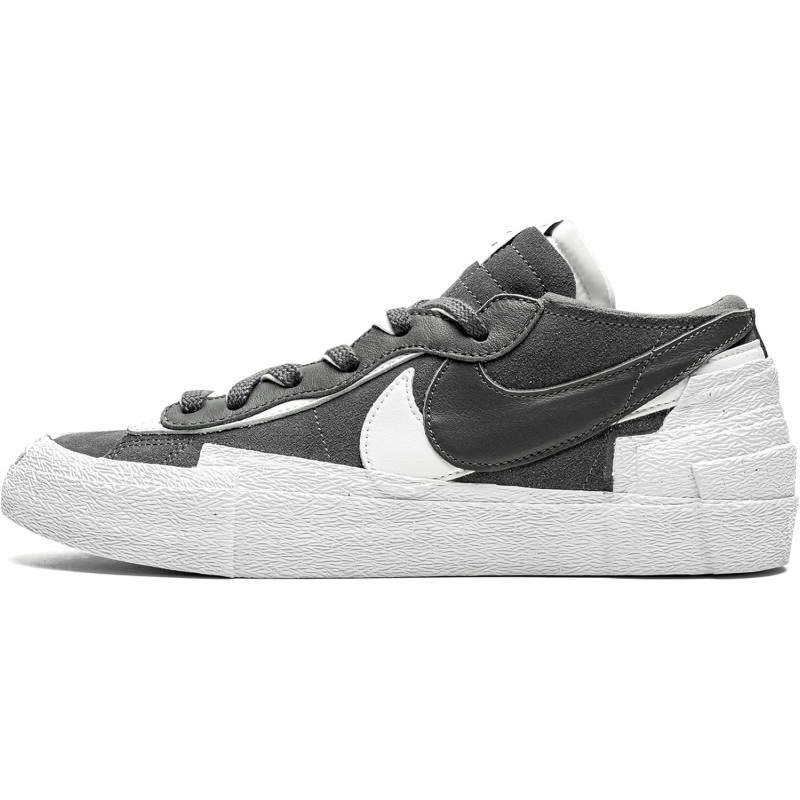 Nike Blazer Low Sacai pour homme Gris fer, Gris fer/Blanc/Blanc