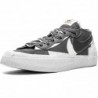 Nike Blazer Low Sacai pour homme Gris fer, Gris fer/Blanc/Blanc