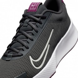 Chaussures de tennis pour terrain dur NikeCourt Vapor Lite 2 pour homme (DV2018-008, gris fumée foncé/sangria/poussière de photo