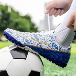 Chaussures de football pour hommes, chaussures basses à lacets, chaussures à pointes antidérapantes, chaussures de football en s