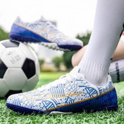 Chaussures de football pour hommes, chaussures basses à lacets, chaussures à pointes antidérapantes, chaussures de football en s