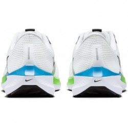 Chaussures de course sur route Nike Pegasus 40 pour homme (extra larges) (DV7480-006, teinte platine/blanc/vert/noir)