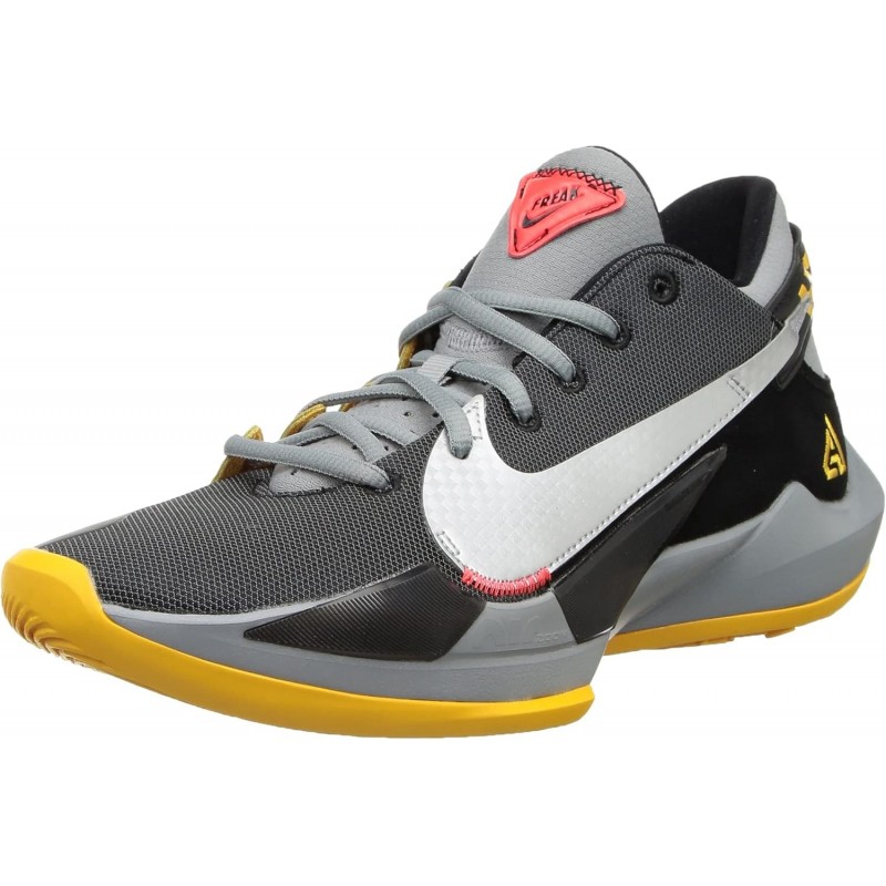 Baskets Nike Zoom Freak 2 pour homme, noir/argent métallisé