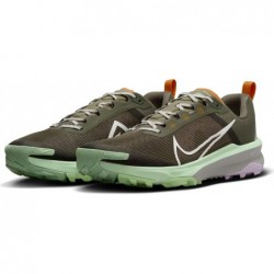 Chaussures de course sur sentier Nike Kiger 9 pour homme (DR2693-201, olive moyen/olive neutre/lilas fleuri/blanc sommet)