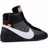 Nike Blazer Mid Grim Reaper pour homme en cuir noir/blanc-cône-noir